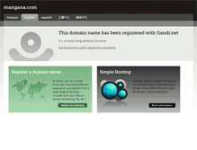 Tablet Screenshot of mangana.com